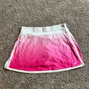 Nike Gradient Pink and White Skirt